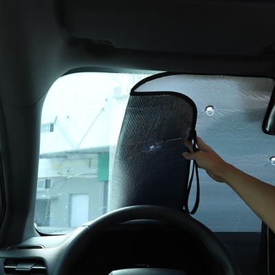 For Toyota Sienna -2023 Aluminum Foil Silver Car Front Windshield Thermal Curtain Shading Sunscreen Car
