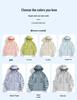 Unisex UV Protection Hooded Fishing Jacket - Summer Antibacterial Loose Fit Plus Size