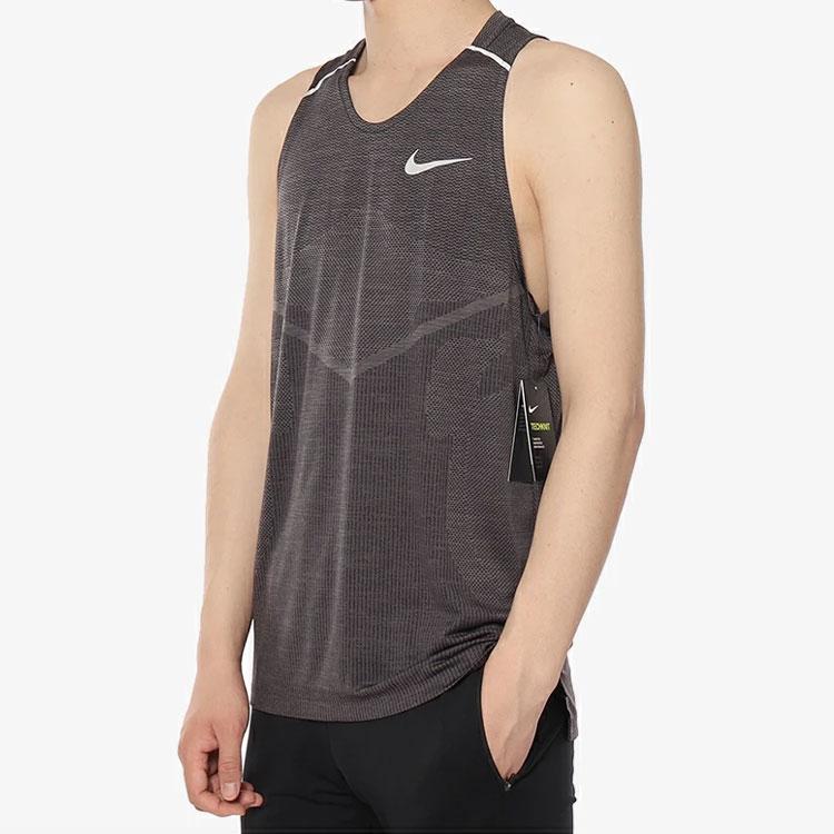 Nike Max90 TechKnit Cool Stampa Logo Casual Ampio Traspirante Girocollo Gilet Uomo Top AJ7590-010