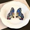 Luxury Embroidery Butterfly Earrings Ear Jewelry Delicate Earrings for Women  Lady Girl