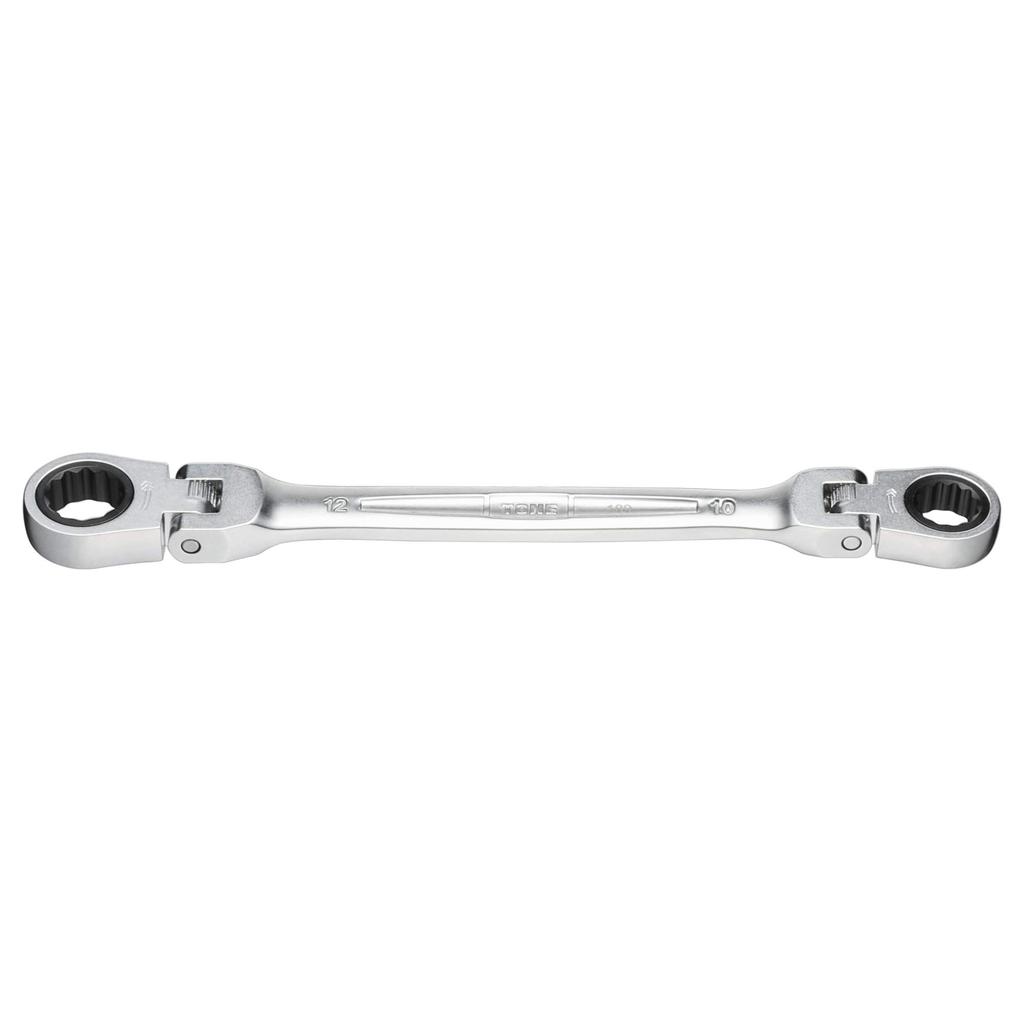 TONE Ratchet Combination 10 x 12 mm RMFW-1012 Double-ended Wrench, (Jaw Size)