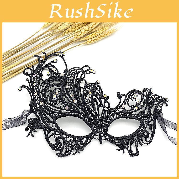 Princess Themed Costume Mask With Handcrafted Lace And Sparkling Details For Parties