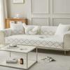 Fabric Embroidered Sofa Cushion Cotton Non-Slip Leather Sofa Cover Slipcover Four Seasons General Fabrics Sofa Cushion Cover Towel