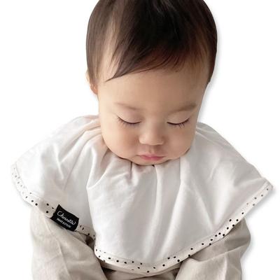 Sherinette Sherry Bib Bib, White Dot, 1 Piece, 1 Piece