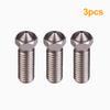 3pcs 3D Printer Extruder Stainless Steel Volcano Nozzle M6 Thread Printer Head 0.4mm Output for