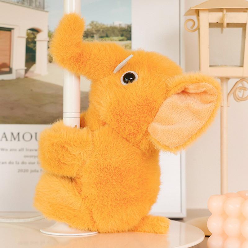 Koala Hippo Elephant Raccoon Zebra Animal Clap Ring Plush Toy Stuffed Doll Gift