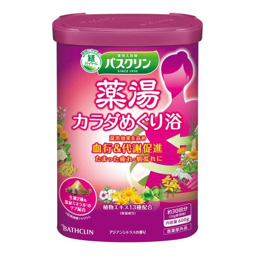 Basculin Medicinal Bath Basculin Medicinal Bath Salt, Body Meguri Bath 600g  Approx. 30 Times , Fatigue Recovery