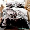 3D Printed Anime Tokyo Ghoul Bedding Set Duvet Cover Kaneki Ken Double Twin Full Queen King Adult Kids Bedclothes Quilt Cover