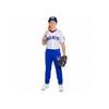 Nike X NFL New York Giants Simple Versatile Windproof Warm Elastic Waist Fleece Cuffed Long Sports Pants Kids Pants Blue 3Z1B7FDX7-NYG