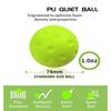 Gentle Touch Training Pickleballs for Practice, 12 Pack High Bounce Dimpled Game Balls with Carry Bag for Indoor Outdoor Warmups Use