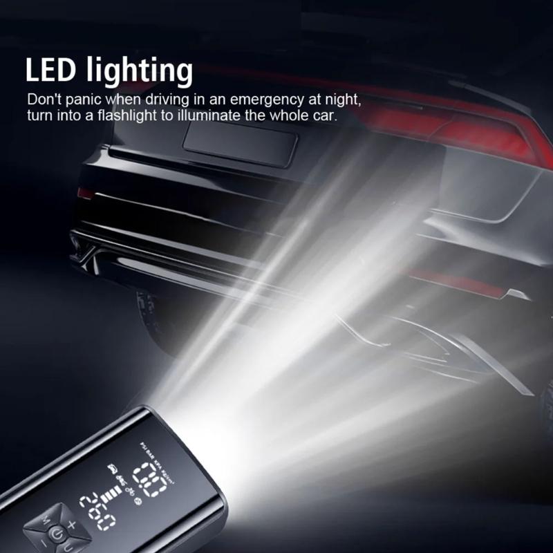 High Efficiency Vehicle Starting Device Digital Tire Inflator Electric Air Compressor Pump for Accurate Pressure Control