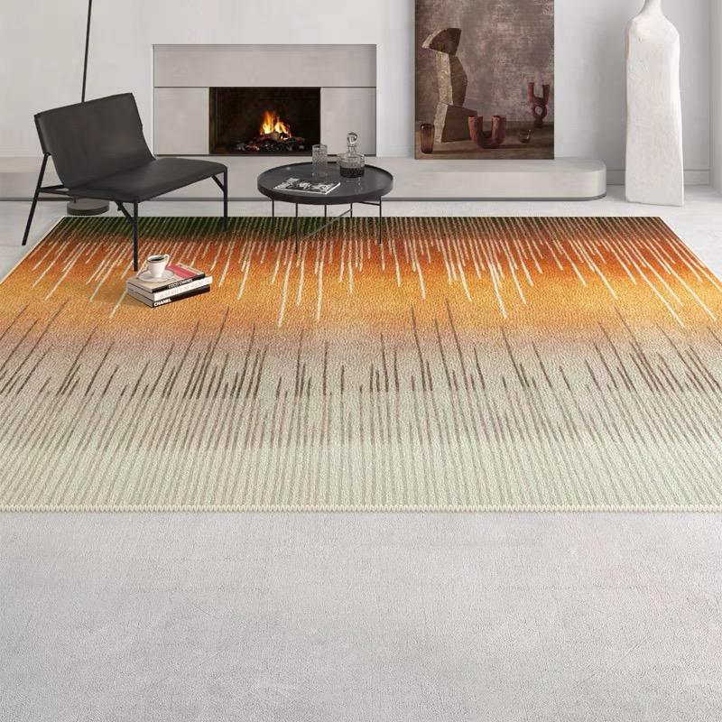 

Geometric Pattern Fluffy Soft Bedroom Carpet Decoration Non Slip Floor Mat for Home Bedside Living Room 60*90cm