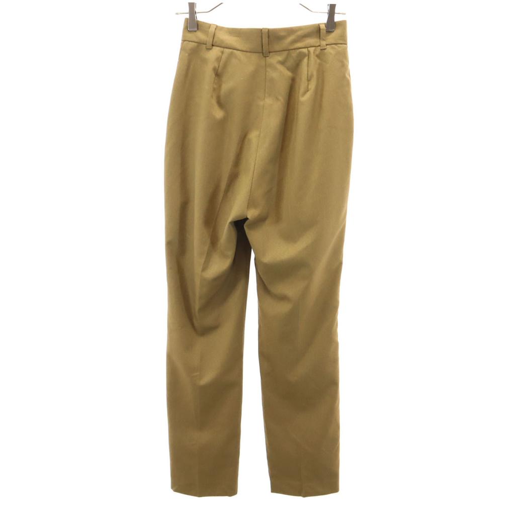 Mila Owen 2 Tack Tapered Pants Brown Women Used