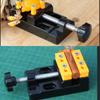 Aluminum Mini Table Vise Jaw Carving Bench Clamp Drill Press Vice Micro Clip Adjustable Flat Pliers DIY Jewelry Tools