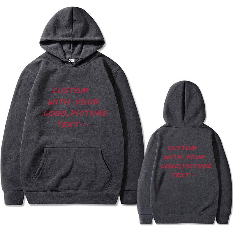 Custom Wtih Your Own Logo 06 Hoodie Men Women DIY  Casual Fleece Cotton Sweatshirt Kinds of Colors Oversized Hoody