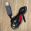Alligators Clips USB Input 5V2A To 9V 0.60A Output Power Supply Adapter Cable For Security Camera And Wireless Routers