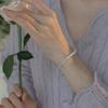 Broken Silver Natural Pearl Stacked Bracelet Design Bracelet Simple Temperament Versatile Bracelet