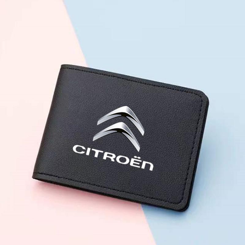 Portefeuille Portefeuille Ultra Fin pour Permis de Conduire Auto Étui Porte-Cartes Pour Citroen C3 C4 X7 Xsara Picasso Crosser C-ELYSEE JUMPY NEMO