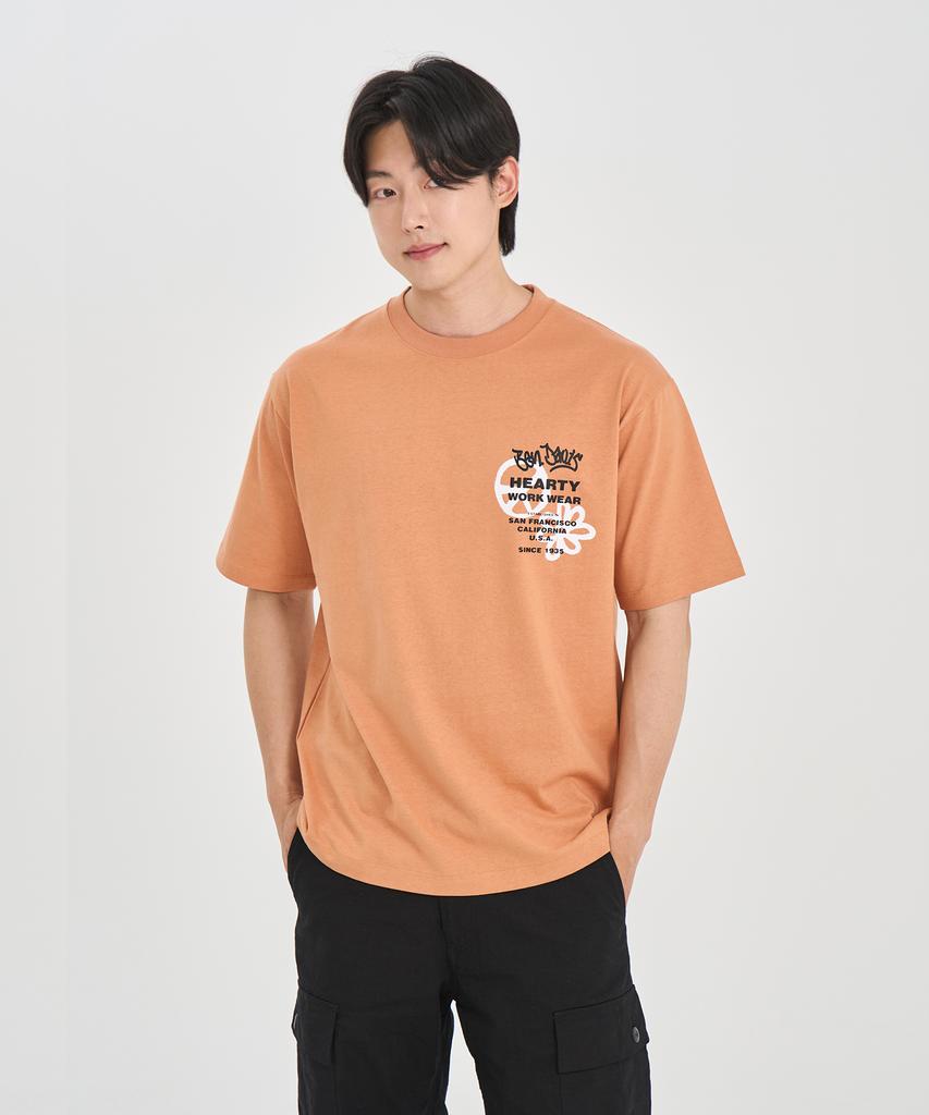 BEN DAVIS White Label Grateful Tee White