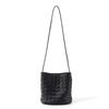 Fashionable Sheepskin Bag for Women New Genuine Leather Women's Bag Woven Bag Simple and Versatile Small Bag One Shoulder Crossbody Bag