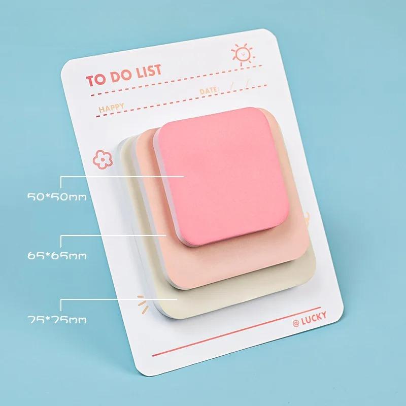 Sticky Note Colorful High Appearance Level Note Paper Student Message N Times Pastable Sticky Notes
