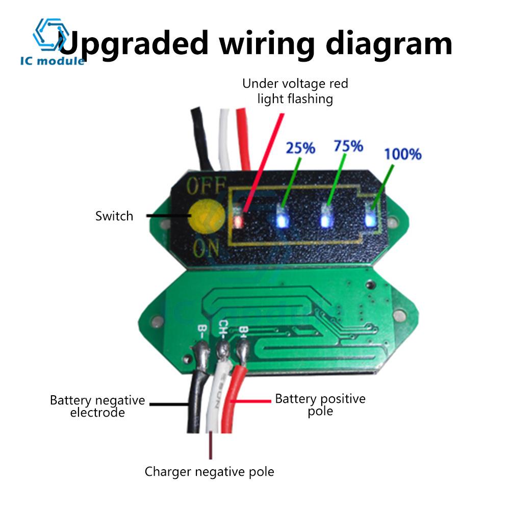 Battery Level Indicator 18650 Lipo Lithium Capacity Tester Meter 1S 2S 3S 4S 5S 6S 7S 13S 16S Module Lithium Battery Display
