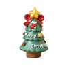 Puntos Home Christmas Cartoon Santa Elephant Resin Miniature Figurine Ornament Decor