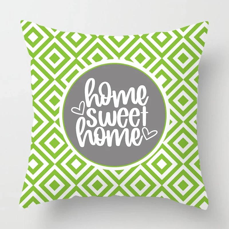 Heimwerker Wohnzimmer Sofa Ornament Kissenbezug Auto Kissenbezug Nordisch Grün Süß