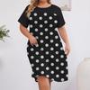 Plus Size 5XL Night Dress Ladies Summer Purple Butterfly Print Nightgowns Short-Sleeve Long Nightshirt Homewear Women Sleepshirt