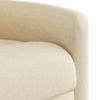 Electric Massage Chair Cream Fabric