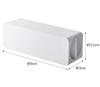 Yamazaki Magnetic Toothpaste Tube W9 X D3 X Tower 5627 To Minimize Holder, White, Approx. H3.5cm, Series, (Designed Waste)