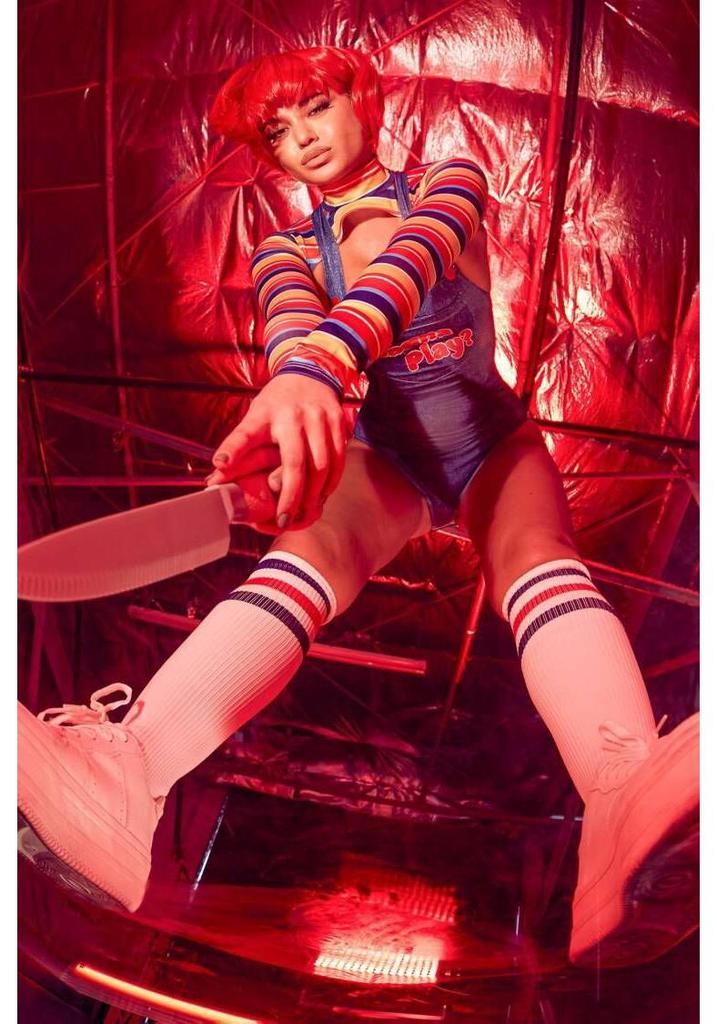 New Sexy Halloween Women's Printed Sportswear Two-Piece Set