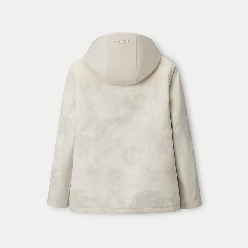 HLA Men's Detachable Sleeve Sorona Padded Jacket