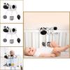 Black And White Animal Visual Stimulation Early Education Crib Toy