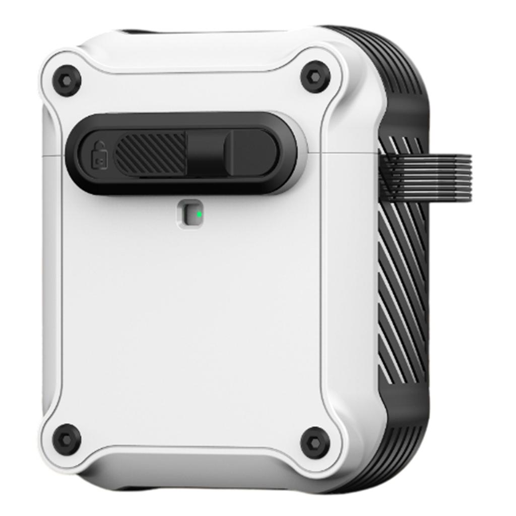 TPU+PC Earphone Cover with Front Lock For Apple AirPods with Wireless Charging Case (2019)/AirPods with Charging Case (2019)/(2016)