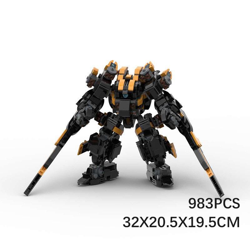 Blocks Compatible Shadow Assault Puzzle Boy Build Robot Model Diy Robot Gift