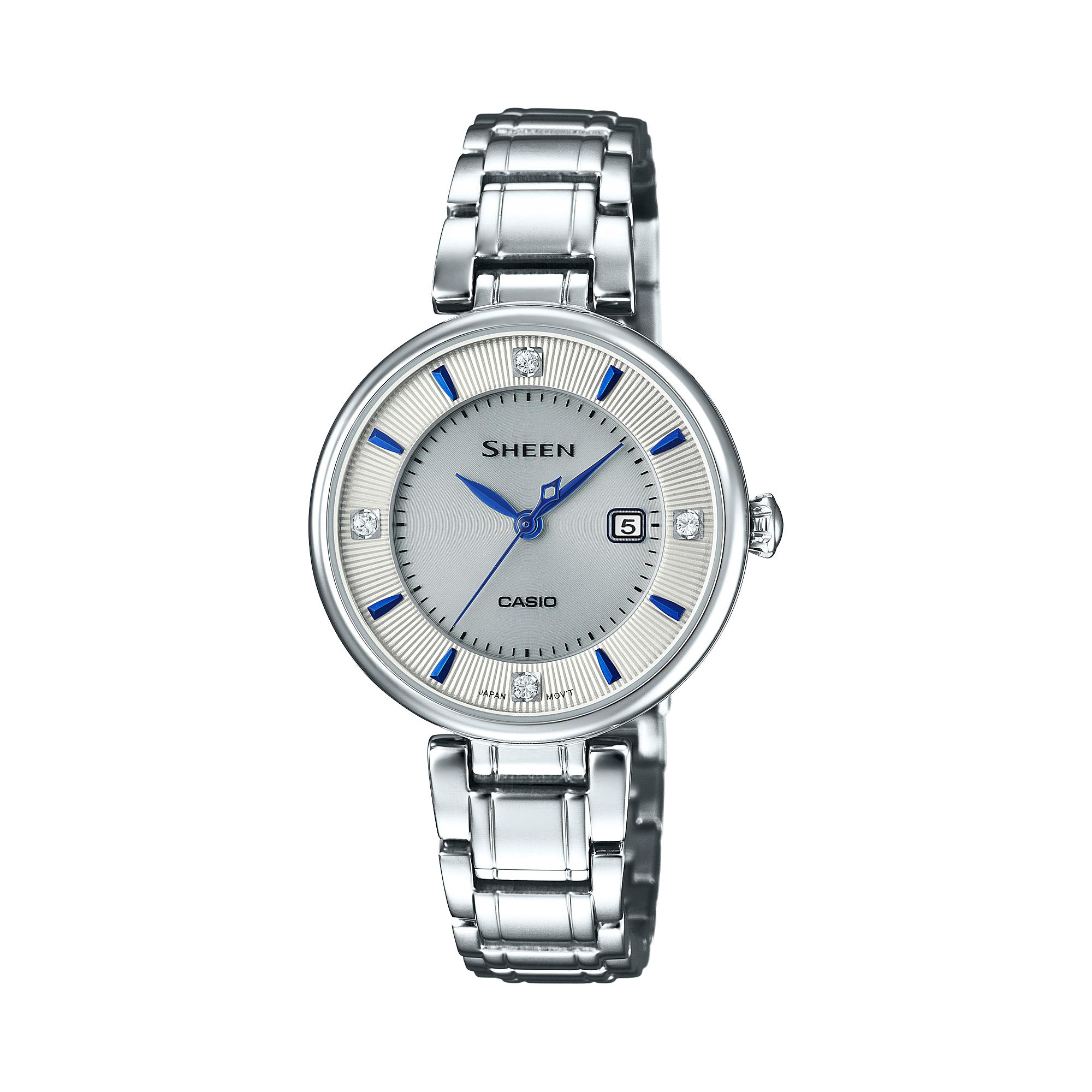 

Casio Men s Analog Quartz Watch SHE-4523D-7A білий