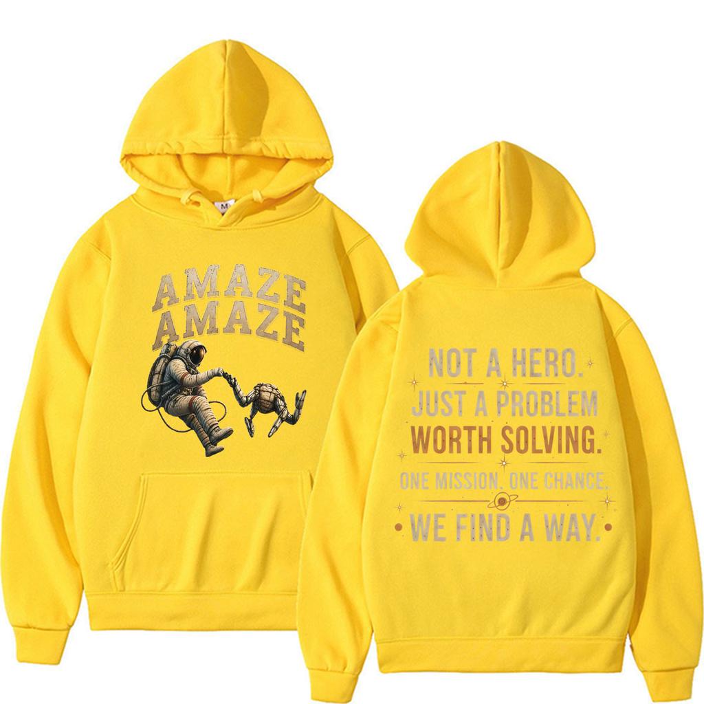 Felpe Project Hail Mary Divertenti Rocky Amaze Meme Felpe Uomo Donna Streetwear Vintage