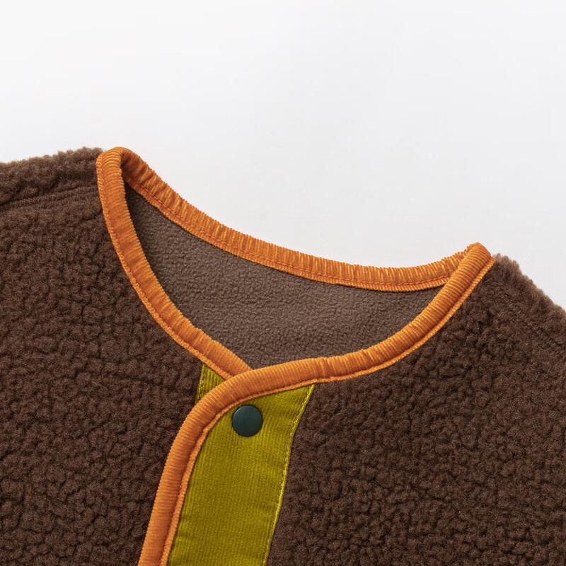 Mini Balabala Winter Anti-Static Double-Sided Fleece Jacket