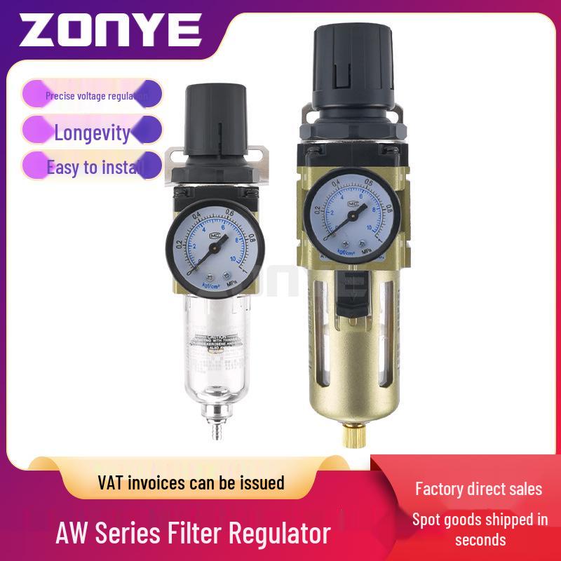 AW Air Filter Pressure Regulator & Oil-Water Separator AW2000/3000/4000 Series