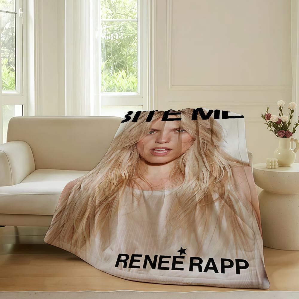 American singer R-Renee Rapp Blanket For Sofa Office Bed Plane Travel Sleep Read Relax Camping Soft And Warm