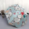 1pc Cats Heart Open/Close Folding Umbrella, All- Portable Umbrella for & Men, Stylish Accessory (Holiday Gift) 8-Rib yy251213130