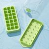 Food Grade Silicone 2in1 Ice Cube Straw Cups Press Type Ice Cube Tray Ice Tray Mold  Travel