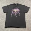 Vintage 90er Brooks & Dun Lightning Bull Schädel Shirt XL 24x30 Schwarz