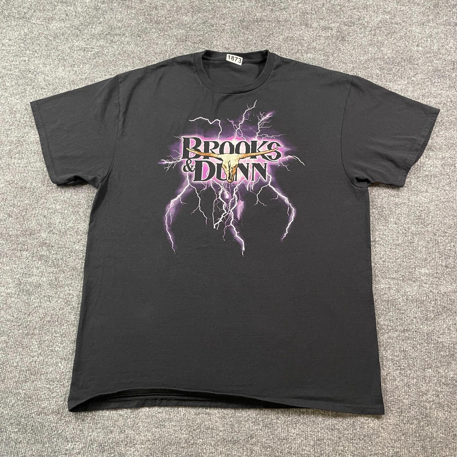 Винтажная рубашка Brooks & Dun Lightning Bull Skull 90-х годов XL 24x30 Черная 4XL
