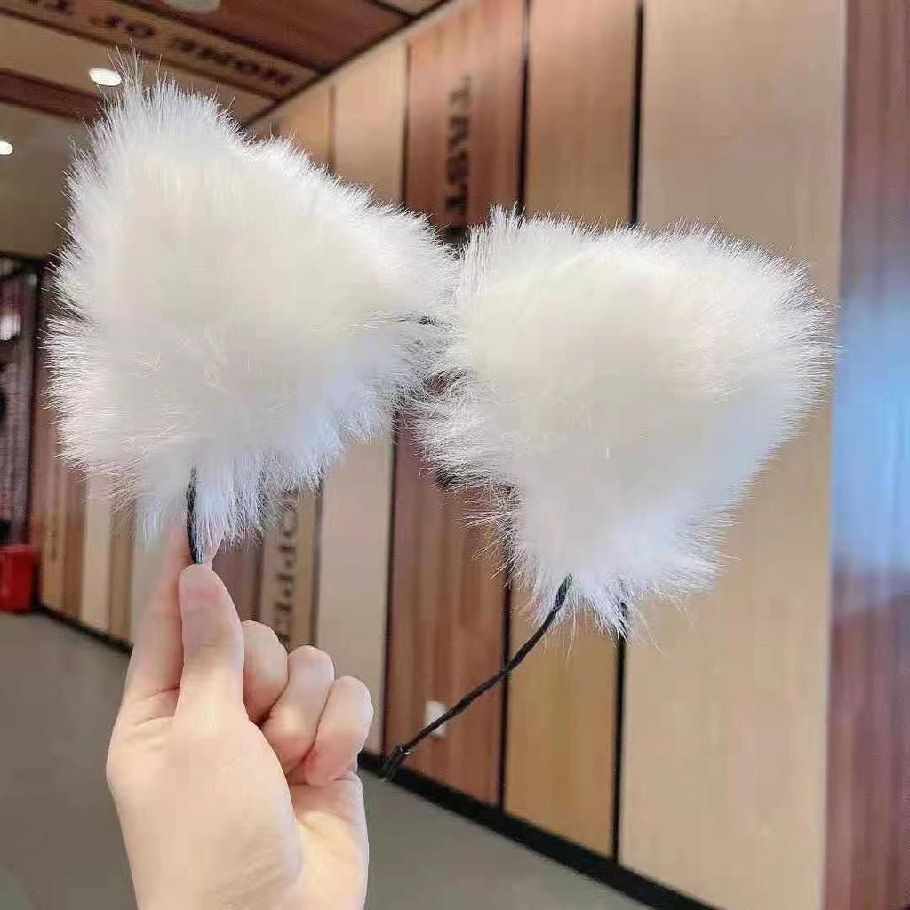 Spitzen Katzenohren Stirnband: Niedliches Catwoman-Accessoire für Weihnachtsfeiern