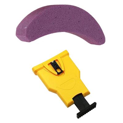 Affûteur de dents de tronçonneuse Accessoires de tronçonneuse Guide universel pour tronçonneuse avec pierres à aiguiser pour pelouse jardin Bricolage Projet bois
