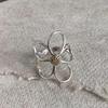 Chic And Trendy Daisy Flower Adjustable Copper Ring For Women Ideal For Everyday Wear