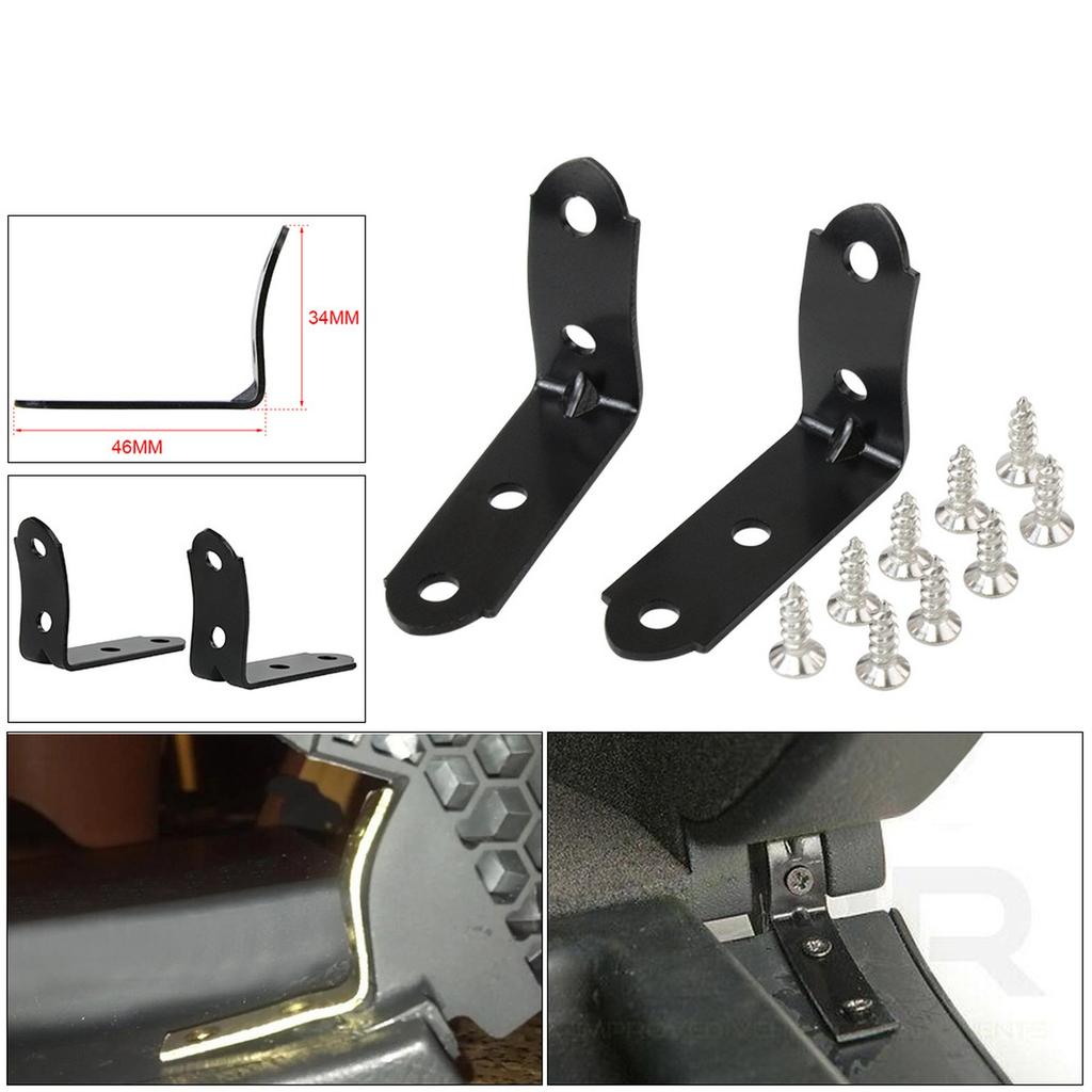 Glove Box Lid Hinge Snapped Kit Hinge With Screws For A4 S4 RS4 B6 B7 8E PQY-CPK01BK