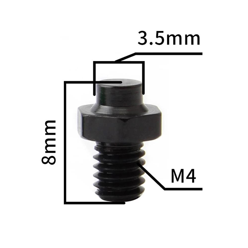 Bike Anti Slide Screw Aluminum Zinc Zinc Alloy CNC Pedal Screws Bicycle Pedal Bolts Anti-Skid Nail Fixed Stud